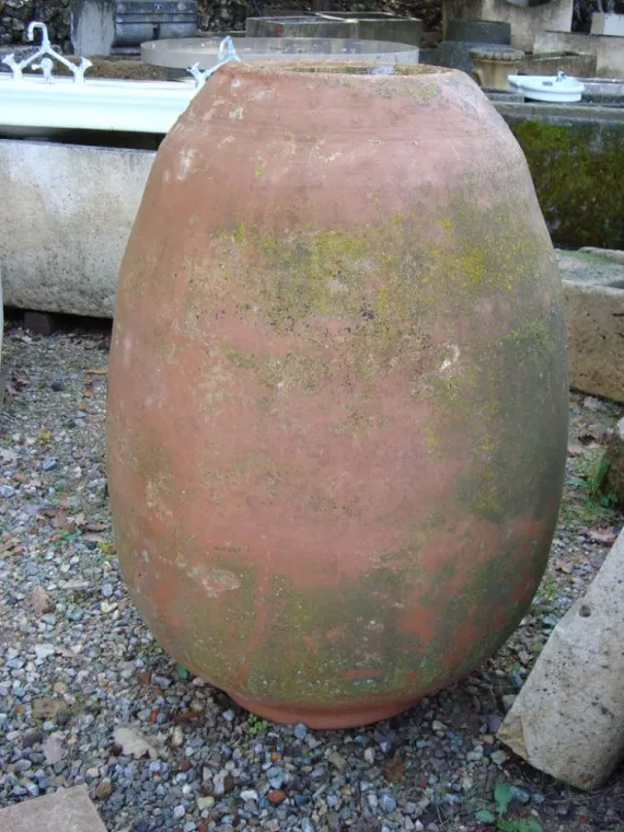 Grande jarre en terre cuite ancienne, Grasse, Saluzzo et Fils